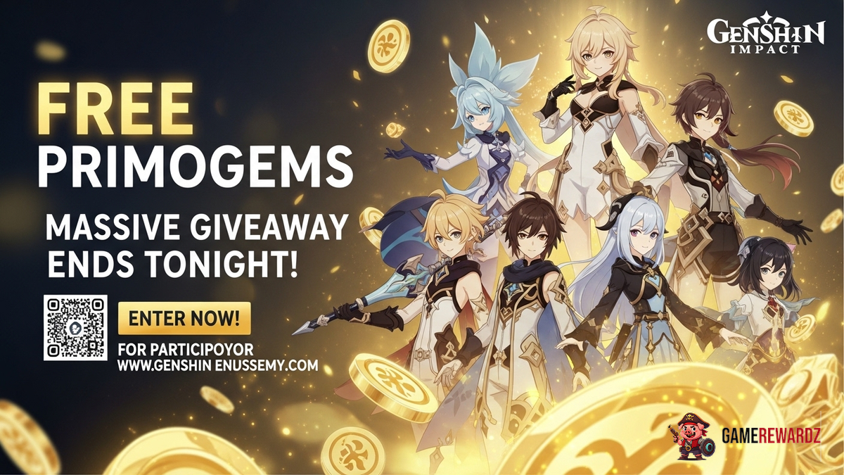 Genshin Impact Free Primogems – Massive Giveaway Ends Tonight!